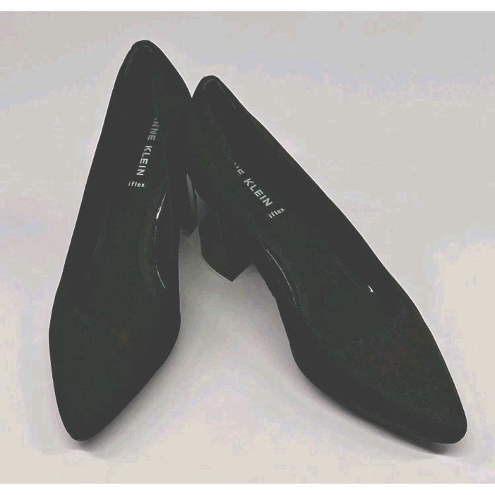 Anne Klein Women's iflex Block Heel Fabric Pumps Size 8M